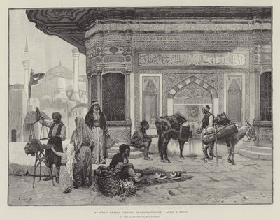 En la Fuente del Sultán Ahmed en Constantinopla de Rudolphe Ernst